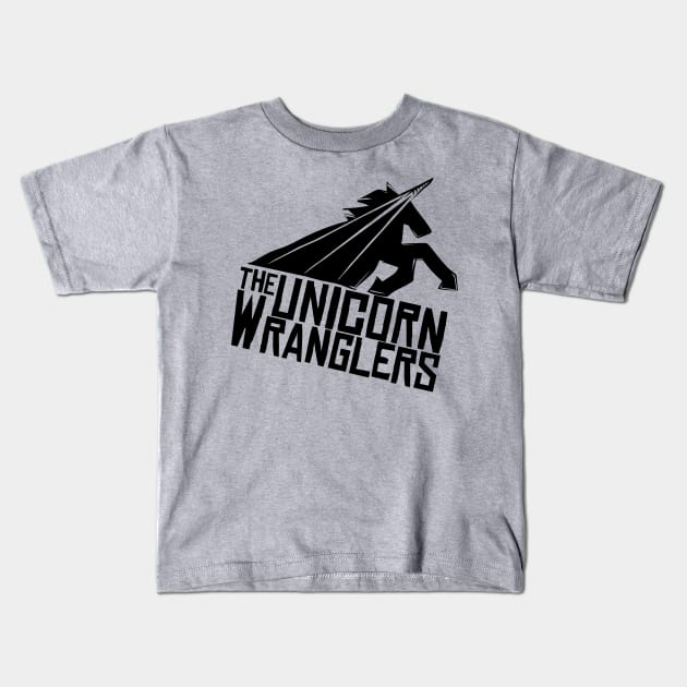 The Unicorn Wranglers Logo Kids T-Shirt by The Unicorn Wranglers